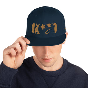 Gold Oversized Toaster Logo Snapback Hat